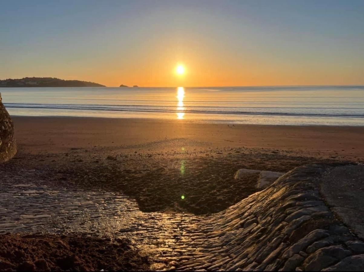 Pink House ,Opposite Beach ,Sleeps 6 , 2 Bedroom Ground Floor Self Contained Garden Flat , Private Entrance , Kitchen , Guaranteed Parking ,Wifi , Movies ,Bathroom ,Fridge , Microwave ,Bedroom 1, Double Bed & 2 Single Beds ,Bedroom 2 , Double Bed Paignton Exteriér fotografie